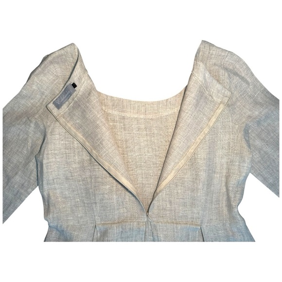 Elegant High Quality Linen Maxi Dress L - Picture 9 of 10